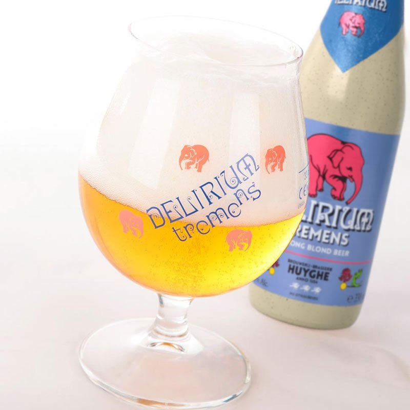 比利时进口 精酿啤酒 Delirium 深*3/浅*3粉象啤酒330ml 6瓶装