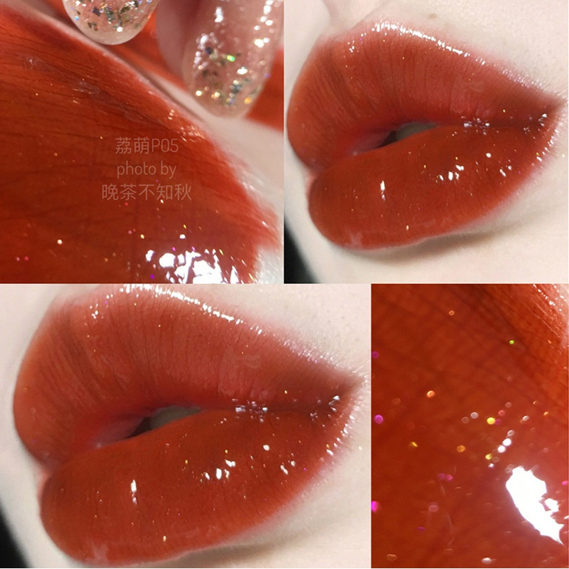 咖啡蛋糕布丁镜面水光唇釉持久成膜清透学生新手款