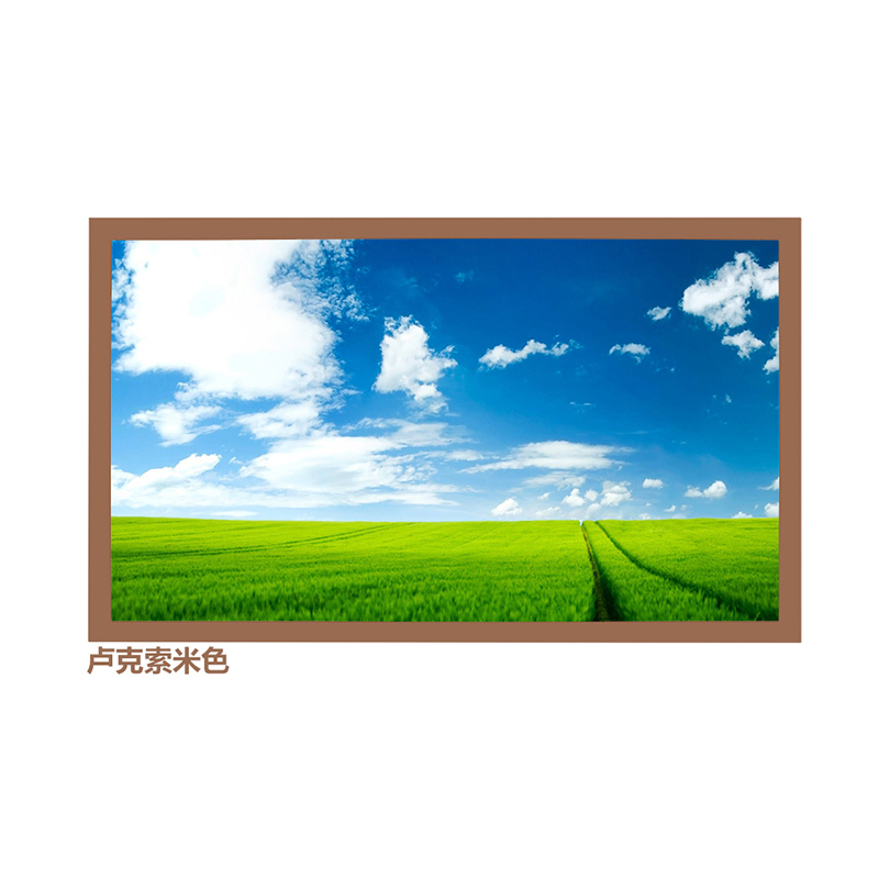 经科JK画框投影幕布小边框H3-AT/W2编织透声幕白幕92寸16:9高清大图