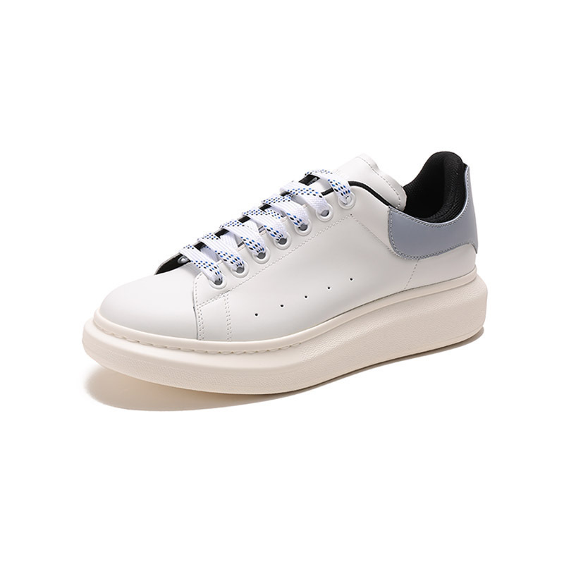 亚历山大麦昆alexandermcqueen男士牛皮革阔型系带休闲运动鞋板鞋小白