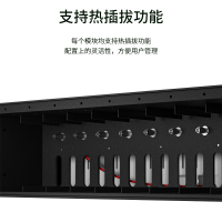 博扬(BOYANG)BY-14S 电信级14槽千兆百兆外置电源光纤收发器机架 19英寸2U机箱 220V供电 双电源保护