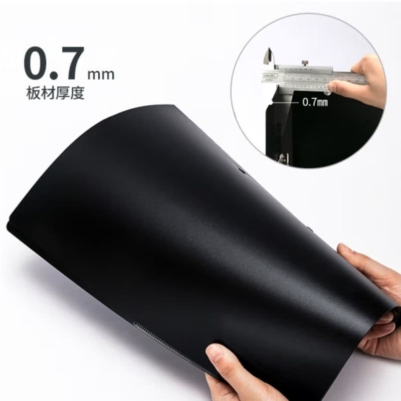 得力(deli)A4金属单强力夹+插页袋资料册文件夹票夹大容量试卷资料夹诗朗诵签约夹板办公用品 5301黑色1只 单夹图片