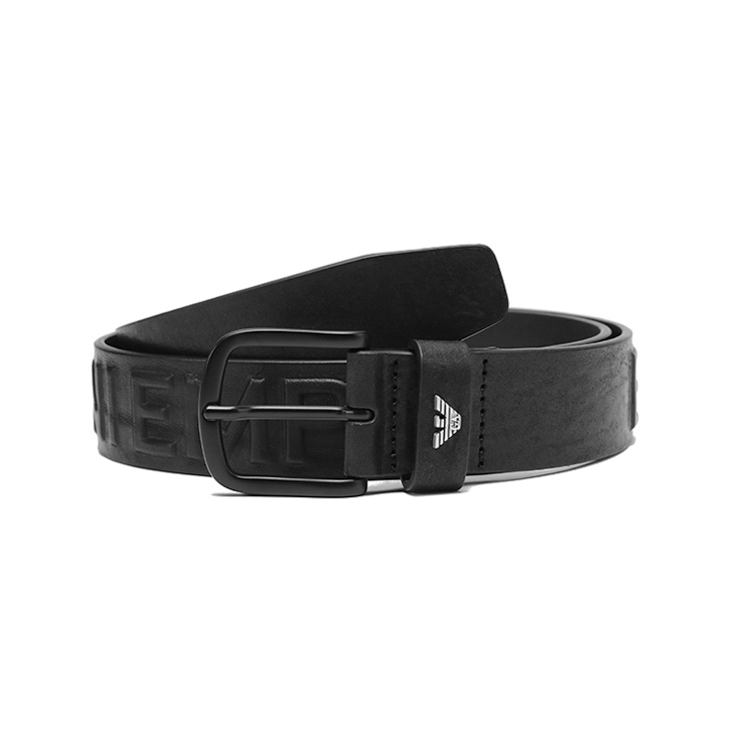 阿玛尼 emporio armani 男士牛皮革不可裁剪皮带腰带 y4s524 y210v