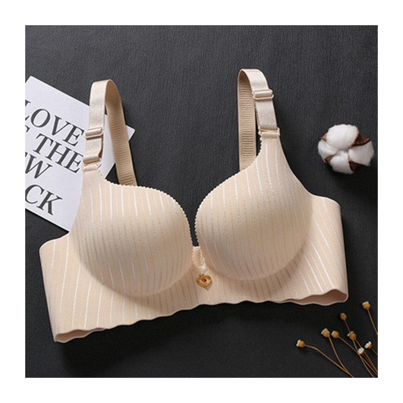 hlcoman加厚文胸超厚10cm聚拢平胸内衣小胸变大胸器