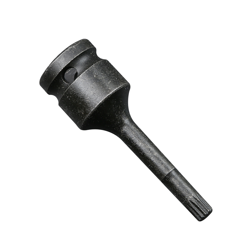 12小风炮批头气动梅花12角连体批头大飞套筒风动m12角强力旋具头闪电