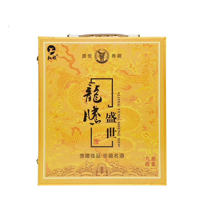 权禄 龙腾盛世 鹿鞭人参酒 750ml*2瓶 38度 送礼佳品 非保健酒养生酒补酒