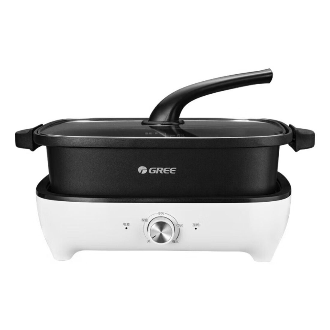 格力(GREE)大松电火锅锅家用电煮锅分体式多功能煎炒电热锅炒菜不粘锅 GH-1401S高清大图