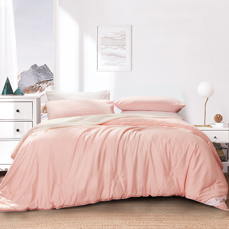 富安娜fuanna家纺蚕丝被冬抗菌保暖被芯春秋被单人双人冬季蚕丝被子