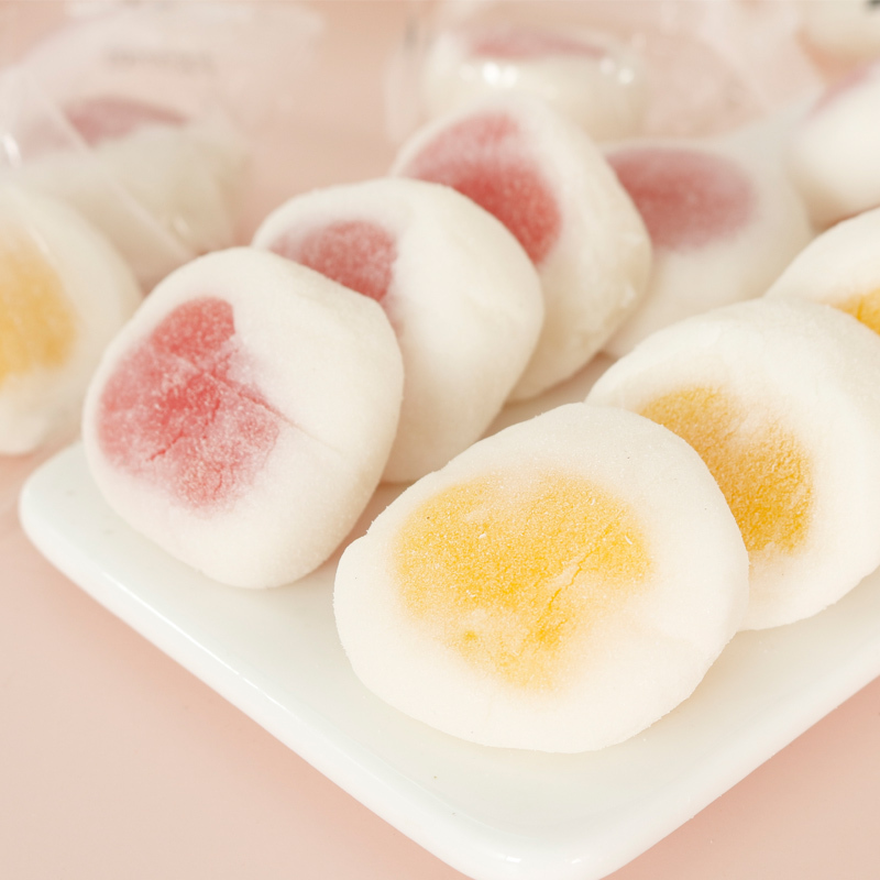 [美味]果丁切糕零食点心400g/箱多口味混合