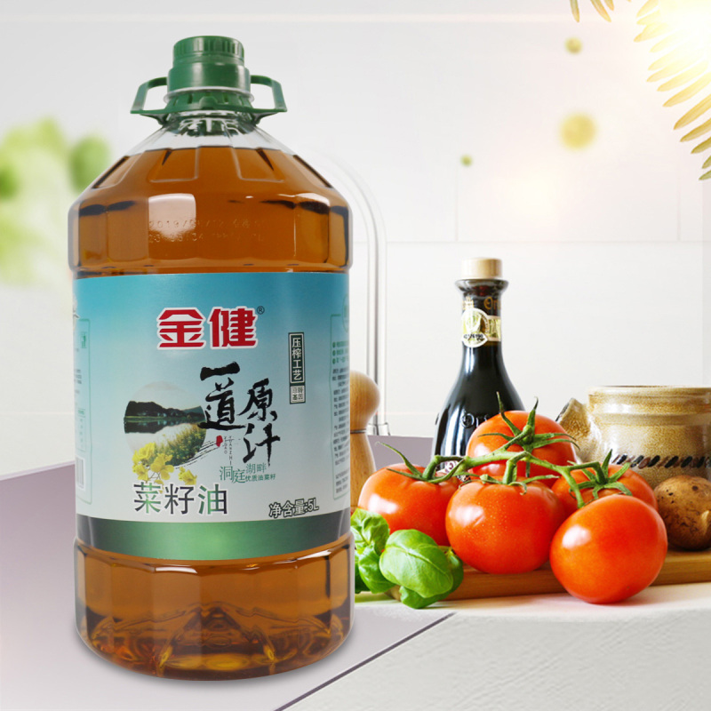 金健一道原汁菜籽油5l