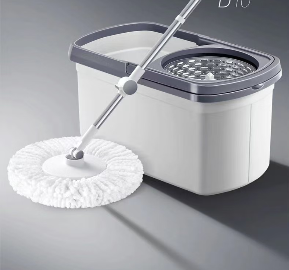 大卫国产旋转强力拖把塑料材质客厅清洁神器高效去污设计