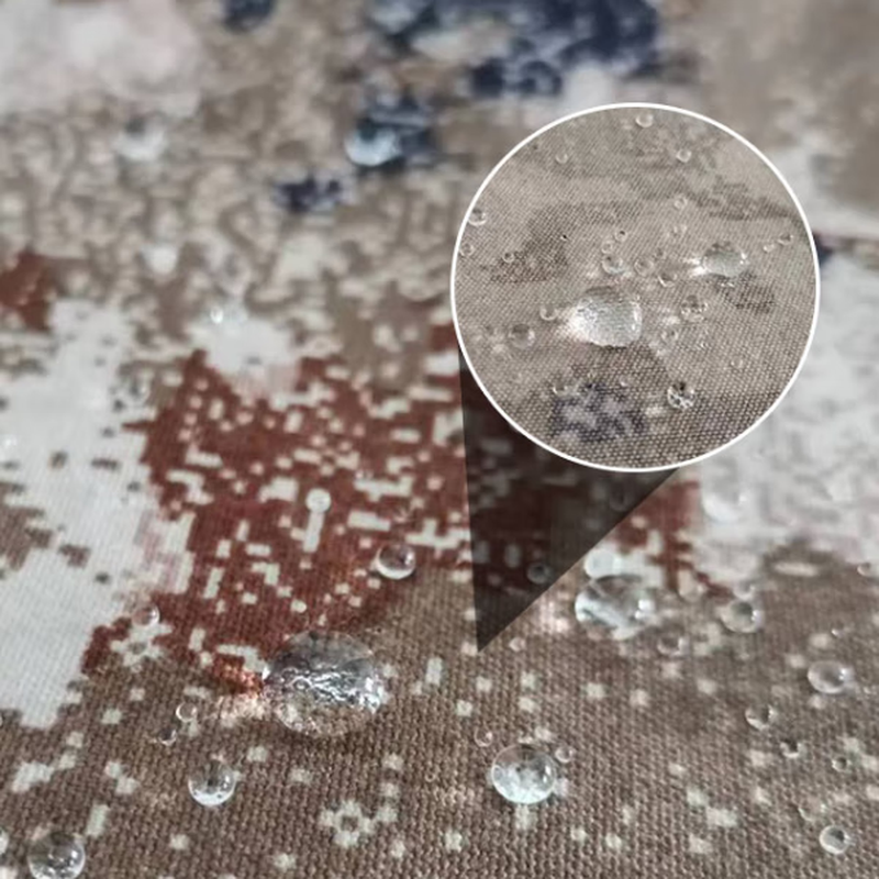 淼圳垫布罩布盖布防水布机械垫布防水涤纶牛津布 1*1米 迷彩色高清大图