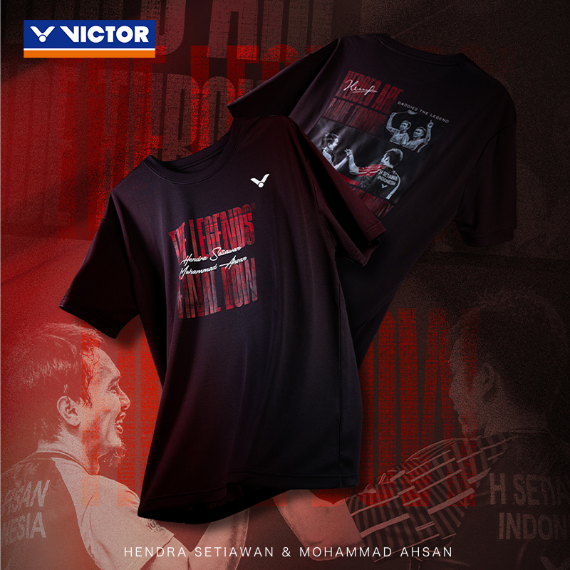 VICTOR/威克多 羽毛球服亨山组合纪念T恤T-501DTL