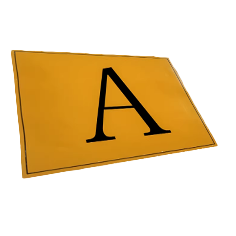 鸿灵睿芯 RX-HL36J PVC 200mm*200mm 胶贴(计价单位:张)黄色高清大图