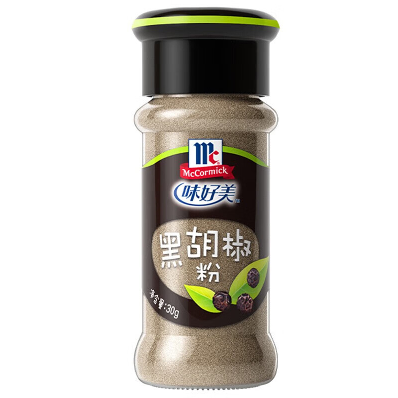 味好美(mccormick) 香辛料调料 黑胡椒粉 30g 自然选材 味好美出品