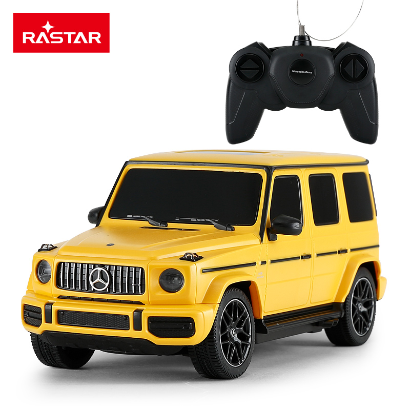 星辉(Rastar)1:24奔驰G63遥控汽车 儿童仿真遥控车玩具车模型95800黄色高清大图