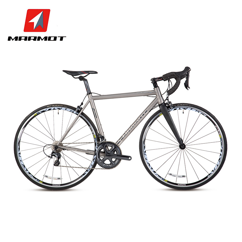 土拨鼠marmot钛合金公路车赛车自行车男女式单车成人公路自行车参数
