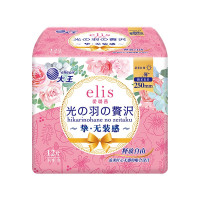 爱璐茜(elis)大王 日用卫生巾 光羽奢适系列 轻薄棉柔 250mm*12p