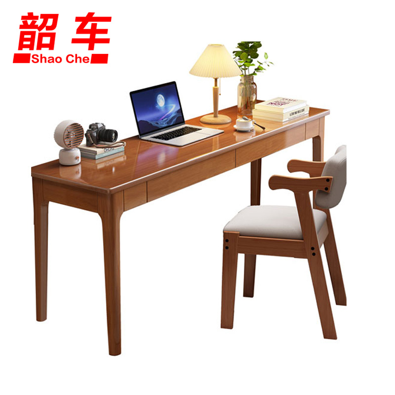 办公桌书桌1.2m+Z字椅套高清大图