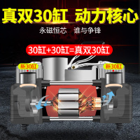 巨木 220V充气泵家用双缸打气泵小型电动高压冲气充气机汽车轮胎打气筒