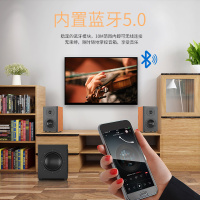 先科(SAST)家庭影院k歌电视音响10寸超重低音炮2.1台式电脑笔记本音箱蓝牙音响大功率木质客厅卧室手机通用