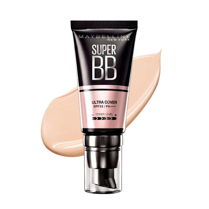 美宝莲(Maybelline)巨遮瑕新颜霜自然色 30ml/隔离防晒遮瑕三合一妆前打底控油保湿bb霜cc霜
