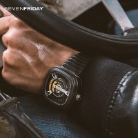 SEVENFRIDAY正品瑞表7个七个星期五男士手表皮带机械表M2/1