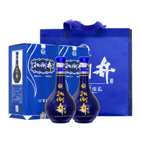 [厂家直营]扳倒井白酒52°蓝域500ml*6瓶装 浓香型 纯粮酿造 赠手提袋3支