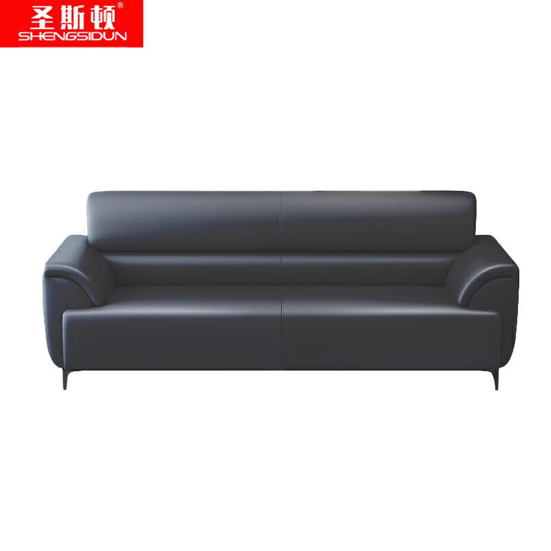 圣斯顿HB-2080 简约三人位西皮沙发2000*800*800mm(张)黑色