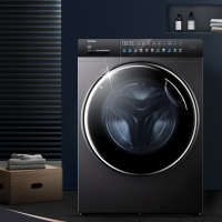 [二手][尾货机]Haier/海尔 10kg全自动大容量滚筒洗衣机 直驱变频 除菌筒自洁 云熙G100178B14LS