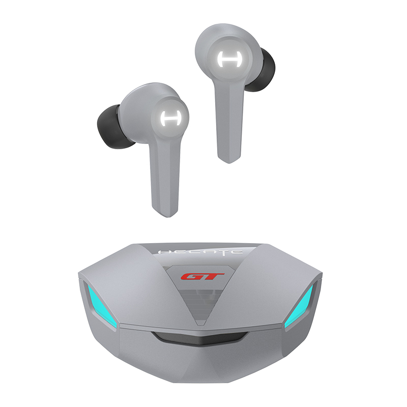 漫步者(EDIFIER)GT4真无线蓝牙5.2[45ms低延时]入耳式游戏音乐耳机防尘防水 适用黑鲨红魔华为 云岩灰色