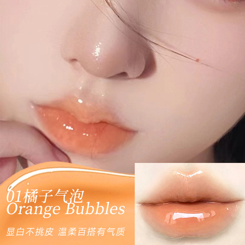 淡纹变色唇部精华油镜面唇蜜 嘟嘟唇学生唇油唇蜜Nicor诺可雅高清大图
