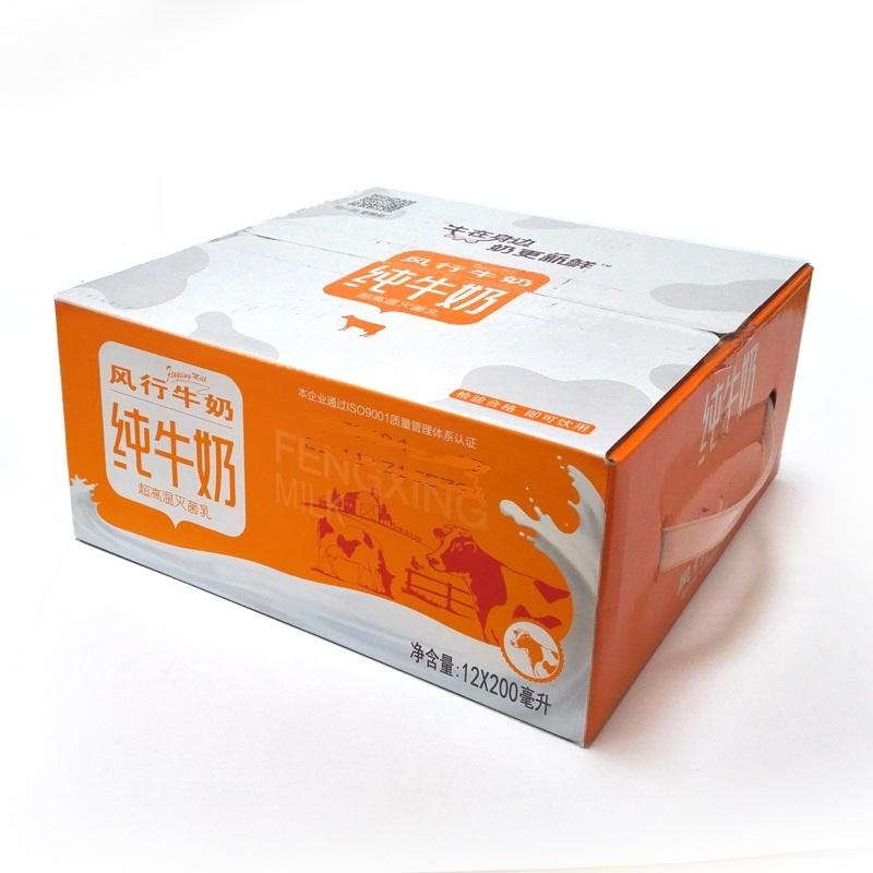 风行纯牛奶200ml*12