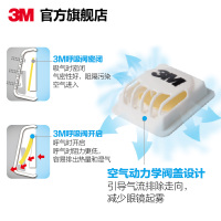 3M口罩防尘防雾霾防工业粉尘舒适透气夏季薄款防晒口罩KN90男女9002V头戴式 3包 9只装