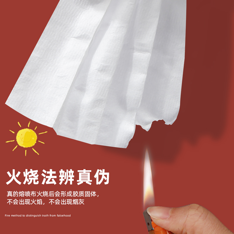 优禾康医用外科一次性儿童口罩三层透气50只小孩学生医护防护专用独立包装