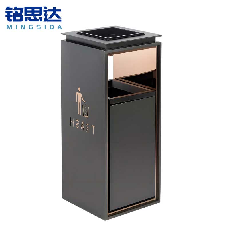 铭思达 不锈钢垃圾桶 1高清大图