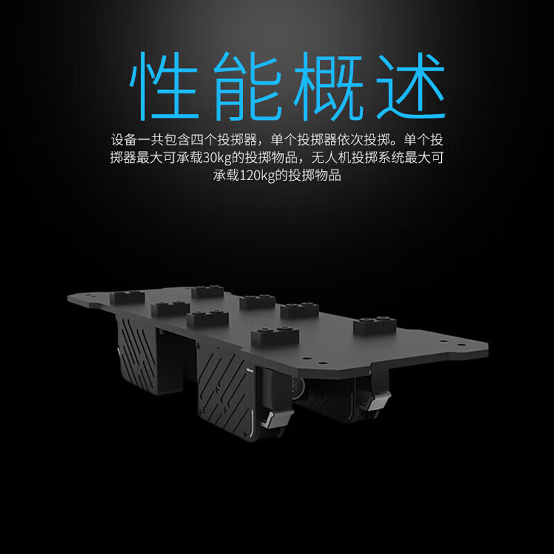 SOZYIN数智元 120kg四段投掷器 挂载配件 应急救援 适配H650/Q500/H900大载重无人机 FT800R高清大图