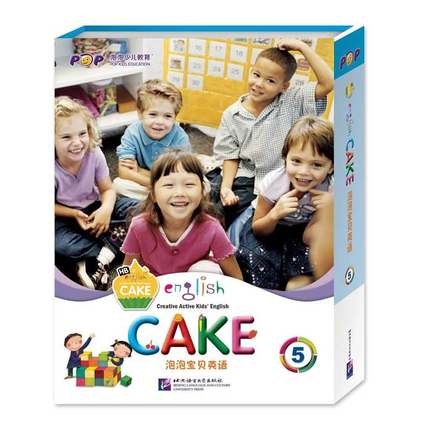 [正版]新东方泡泡宝贝英语5(English Cake5) (含故事书+活动手册+语音手册+MP3光盘) 西安新东高清大图