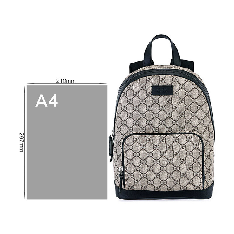 GUCCI 古驰女包 男女同款GG印花双肩包 米色429020 KLQAX 9772