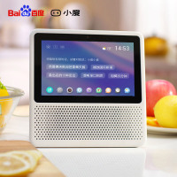 【送高清膜+一年视频会员】小度在家1S 百度智能硬件 新一代带屏智能音箱 视频通话 WiFi/蓝牙音响带娃神器 白