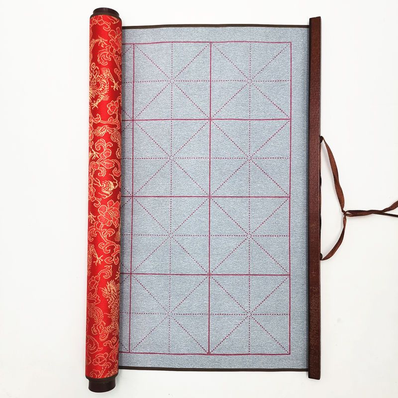 锦缎水写布套装水写布初学者书法练习成人儿童小学生毛笔字帖套装