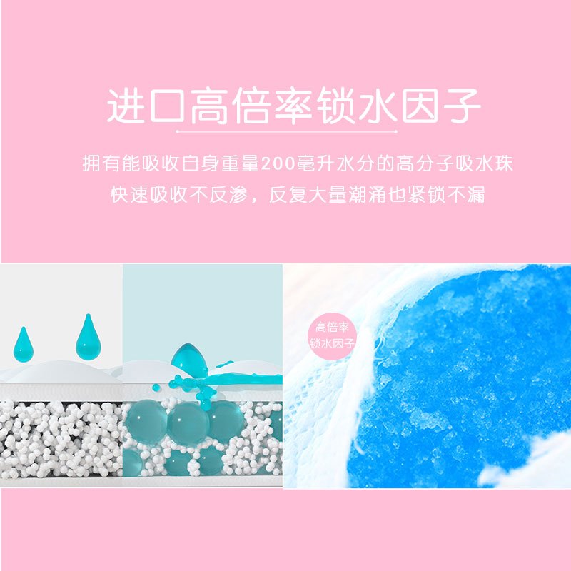 邻家女孩卫生巾棉柔亲肤夜用8片/1盒