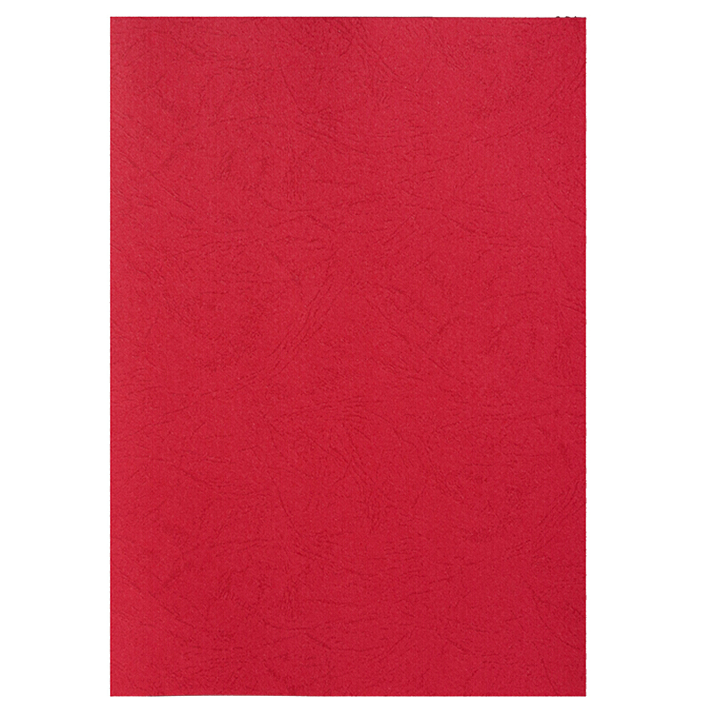 皮纹纸大红色单位包100张