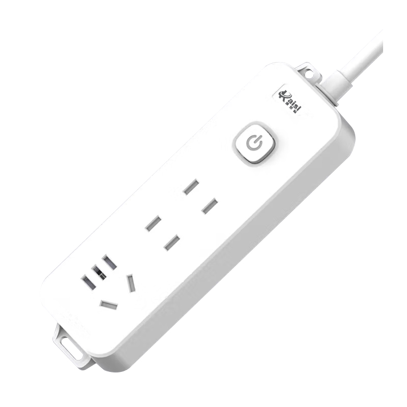 凯圣蓝 K06422 延长线插座 9 1.8米 2500W 2500W插排 插排(计价单位:个)白色高清大图