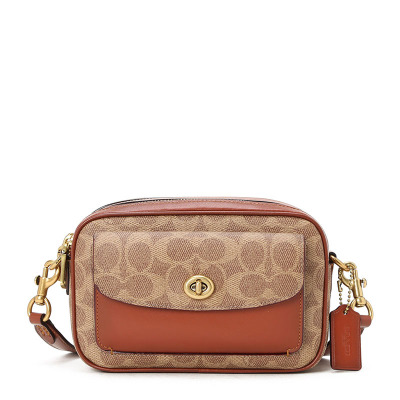 COACH WILLOW 相机包单肩斜挎包 老花款 C0694