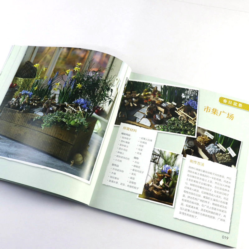 [正版]庭院微景观设计与制作 私家庭院室内花园别墅庭院设计素材案例施工效果图庭院花卉植物绿化绿植盆栽造景设计园林景观设