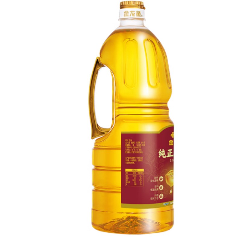 金龙鱼黄金比例零反式脂肪酸一级压榨纯正花生油 1.8L高清大图