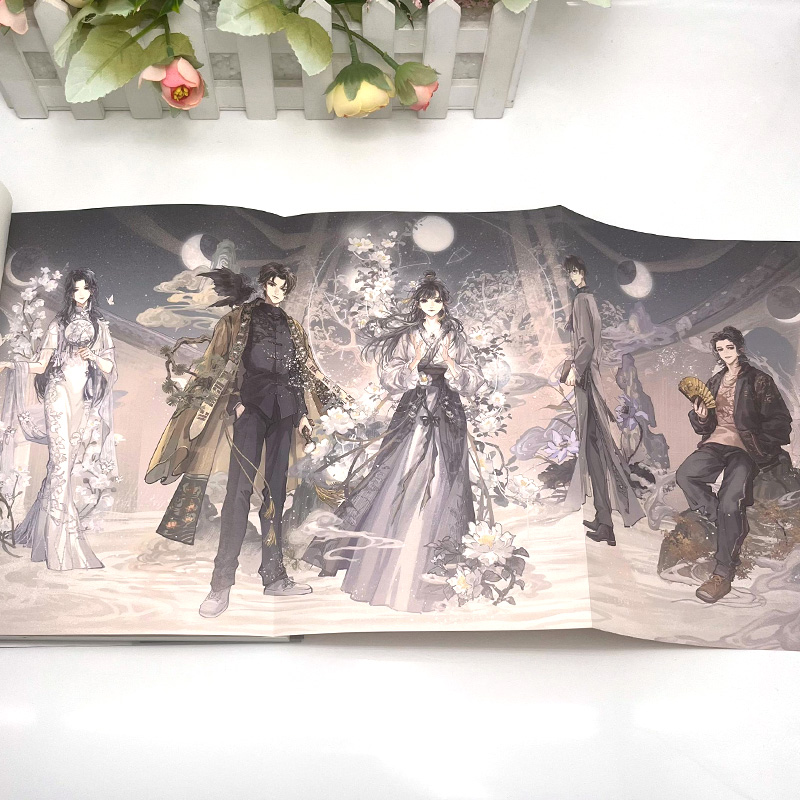 哑舍1-7+朔月望月 [正版]赠手账本+笔记本哑舍小说全套新版1-6+秦失其鹿+朔月+望月玄色著哑舍全集套装9本 青春文高清大图