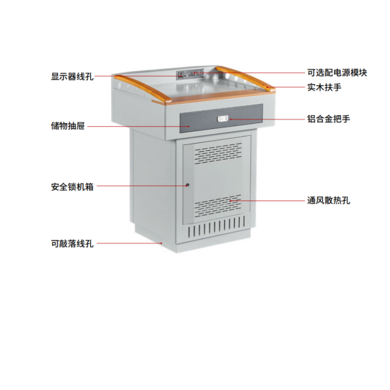 首指(SZ)多媒体讲台/BH-A37高清大图