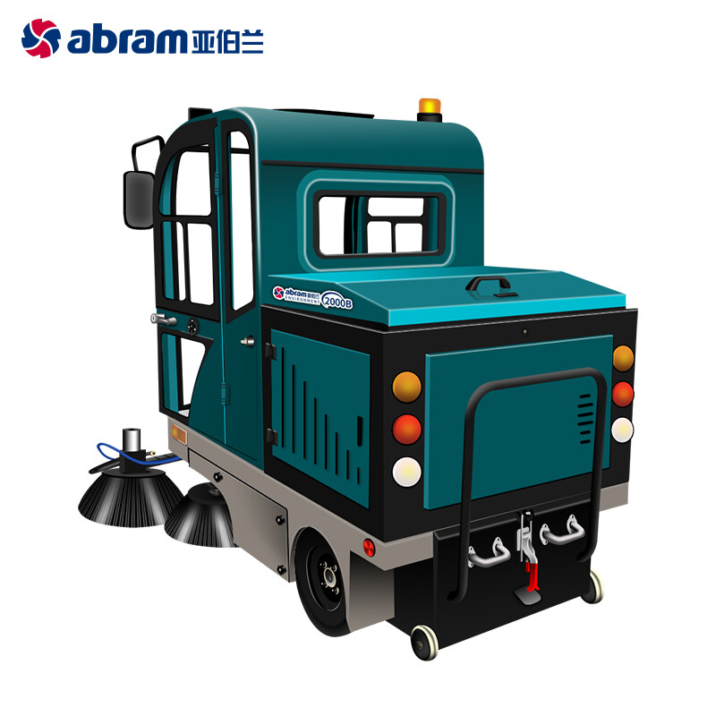 亚伯兰(abram)ybl-2000B ( 48V100A)全封闭驾驶式电动扫地车 工商业物业保洁清扫车室外道路厂区高清大图